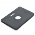 capa protetor de costas de Silicone para Samsung Galaxy Tab 8.9 - preto