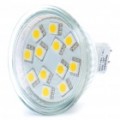 MR16 1.8W 3200K 150-lúmen 12 x 5050 SMD LED Warm White Light Bulb (11 ~ 18V)