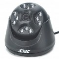 Câmera de segurança vigilância CCD SONY 1/3 c / 12-LED IR Night Vision - preto (3.6 mm/DC 12V)