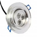 3W 6500K 230LM 3-LED branco luz teto lâmpada (85 ~ 265V)