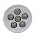 6W 3300K 420LM 6-quente branco luz teto lâmpada LED (85 ~ 265V)