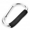 Duráveis aço inoxidável esponja Carabiner Clip (tamanho-L)