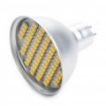 MR16 4.5W 60-LED 240-lúmen 3000-3500K morna lâmpadas LED branco