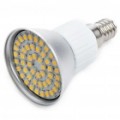 E14 3.5W 48-SMD 3528 LED 195-lúmen 3000-3500K morna lâmpadas LED branco