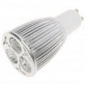 GU10 6W LED 3 Slots Aluminum Alloy bulbo Shell