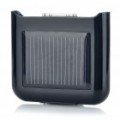 Solar Powered 860mAh externo Emergncia Power carregador de bateria para iPhone 4/4S - preto