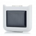 Solar Powered 860mAh externo Emergncia Power carregador de bateria para iPhone 4/4S - branco