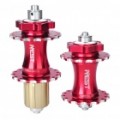 AEST alumínio Mountain Bike Hubs conjunto - vermelho (F32T / R32T)