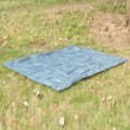 Outdoor Camping piquenique resistente à água Oxford tecido cobertor - cinza (210 x 150 cm)