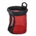 Mini saco de bolso de armazenamento para bicicleta Bike - vermelho + preto