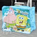 Padrão de Bob Esponja zipada Storage Bag - azul