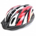 Cool esportes capacete ciclismo - vermelho + preto + cinza (58 ~ 63 cm)