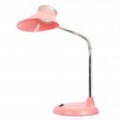 3W 7000K 330-Lumen 3-LED luz branca luz de área de trabalho flexível - Pink (AC 100 ~ 240V / 2-Flat-Pin Plug)