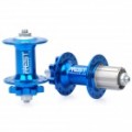 Genuínos AEST YMHU32A-19/YMHU32A-20 Mountain Bike bicicleta Hubs - azul (frente + traseira)