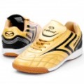 Futebol Indoor Soccer Shoes - dourado + preto (tamanho-41 / UE)