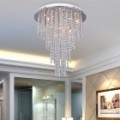 Luxuriante Flush Mount com 6 luzes em cristal