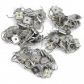 Metal caso 6W 250LM 20 x 4 Módulo LED branco luz String (DC 12V / 5 cordas leves por Pack)