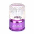 45LM luz LED branca tenda Mini Lanterna Camping lÃ ¢ mpada - roxo + transparente (2 x CR2032)