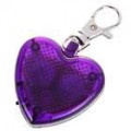 Bonito coração piscando LED Pet colar pinosgente luz - roxo (2 * AG13)