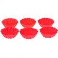 Bolo de silicone Moldes (Pack 6-molde) de cozimento