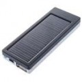 Alimentação de emergência portátil recarregável 2000mAh psto solar com adaptadores de telefone + LED luminoso