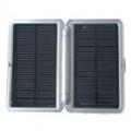 Dupla portas Solar Powered bateria USB auto-recarga (com adaptadores de telefone celular)