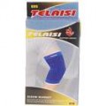 Elástico Elbow esportes proteção Brace suporte Wrap - azul + branco (par)