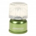 Mini compacto campismo resistente à água 45-lúmen LED luz branca - verde (2xCR2032)