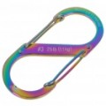 Nite Ize S-Biner aço inoxidável Carabiner Clip - cores sortidas (tamanho # 3)