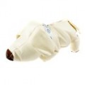 Cute Doggy tecido caixa Wrap (branco)