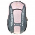 No modo viagem mochila Double-ombro saco c / água saco bolso + apito + tampa Rainproof - Pink