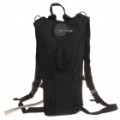 Sobrevivência água saco mochila com tubo de água de moda - preto (2,5 L)