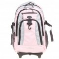 Outdoor multi-função mochila Trolley Bag com rodas - Pink