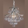 Elegante lustre de cristal de cromo 3-luz (110 ~ 120V)