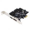 ESATA PCI-E + placa de extensão de PC de PATA