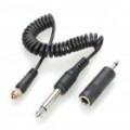 3,5 mm 6,35 mm Studio Strobe PC Sync Cable (100 CM - comprimento)