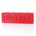 HUB USB 2.0 4-Portas - Red (cabo de 80 cm)