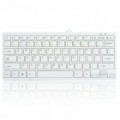 USB 2.0 com fio 78-chave teclado QWERTY com tampa protetora teclado de Silicone