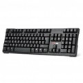 MCSAITE USB com fio 105-chave teclado - preto (102 cm-cabo)