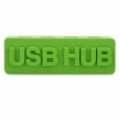 USB 1.1 Hub de 4 portas - verde