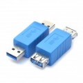 USB 3.0 adaptador macho/macho + USB 3.0 adaptador fêmea para definir