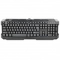 USB com fio 113-chave teclado - preto (120 cm-cabo)