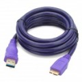 MILLIONWELL USB 3.0 digite um macho para cabo de ligação macho Micro B (180 cm)