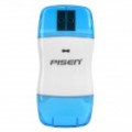 Pisen High Speed USB 2.0 SD Leitor de Carto - azul transparente