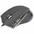 Rapoo V3 200 ~ 5000DPI Wire Gaming Laser Mouse - preto (120 cm)