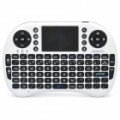 Genuíno Rii Mini I8 Mini Wireless 92-Key QWERTY Keyboard Mouse Touchpad com receptor USB