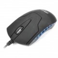 Alto desempenho 1000DPI Optical Mouse com conector PS2 - preto (cabo de 150 CM)