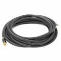 Verdadeira MOUSHOU fibra óptica ótica Toslink Audio Cable - preto (500 CM-comprimento)