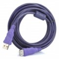 MILLIONWELL USB 2.0 macho para fêmea extensão cabo (500 cm)