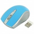 Mais livre 2.4 GHz 1000 / 1600DPI Wireless Optical Mouse - Sky Blue (1 x AAA)